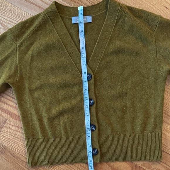 Everlane The Cashmere Cardigan Tapenade XS - Picture 9 of 15